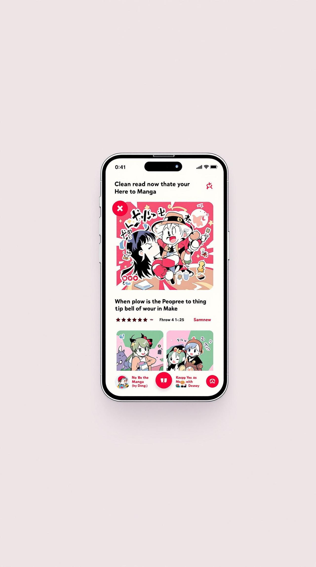 BL漫画APP首页界面预览